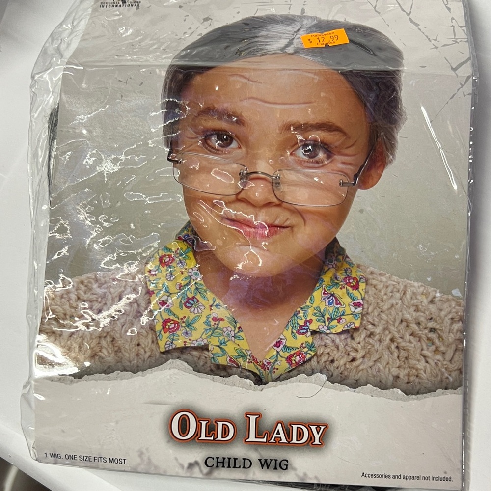 Old Lady Child Wig